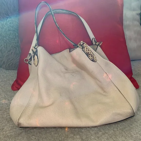 Coach Off White Leather Bag - Picture 2 of 8